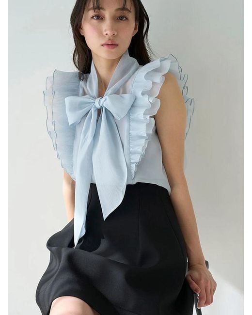 SNIDEL Gray Structure Skirt Shorts