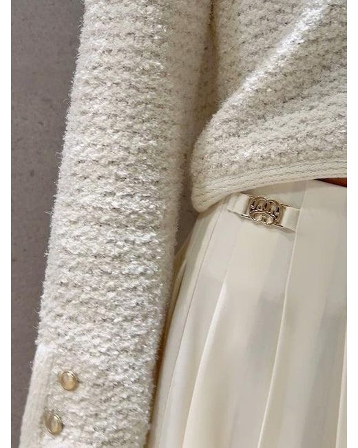 SNIDEL Natural Pleated Mini Skort