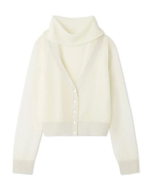 SNIDEL Pink Sheer Knit Ensemble
