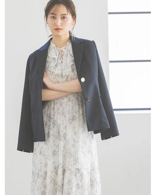 SNIDEL Natural Minimalist Lightweight Lined Blazer