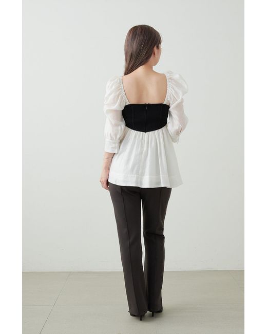 SNIDEL Gray Simple Formal Trouser