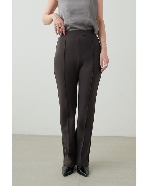 SNIDEL Green Simple Formal Trouser