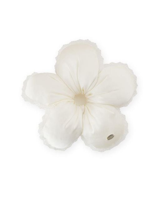 SNIDEL White Flower Scrunchie