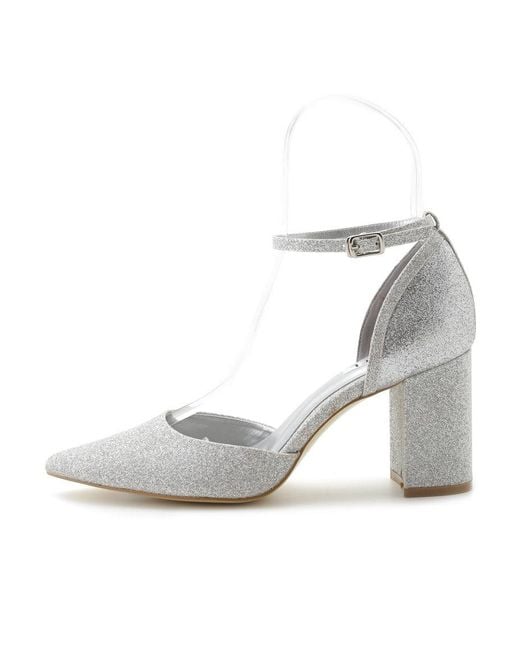SNIDEL Red Pointed Toe Ankle Strap Heel Shoes