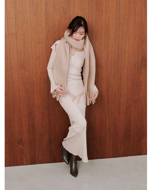 SNIDEL Natural Volume Scarf