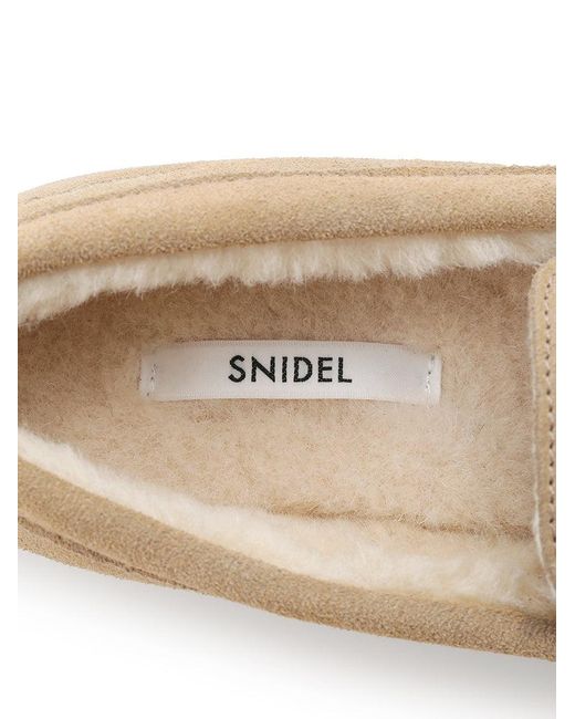 SNIDEL Black 【Bearpaw】Collaboration Moccasins
