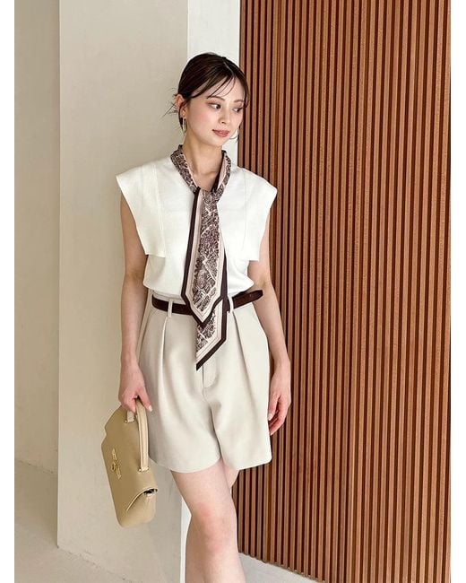 SNIDEL Natural Simple Shorts
