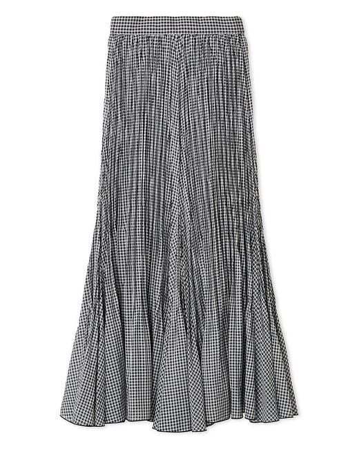 SNIDEL Brown Pleated Circular Skirt
