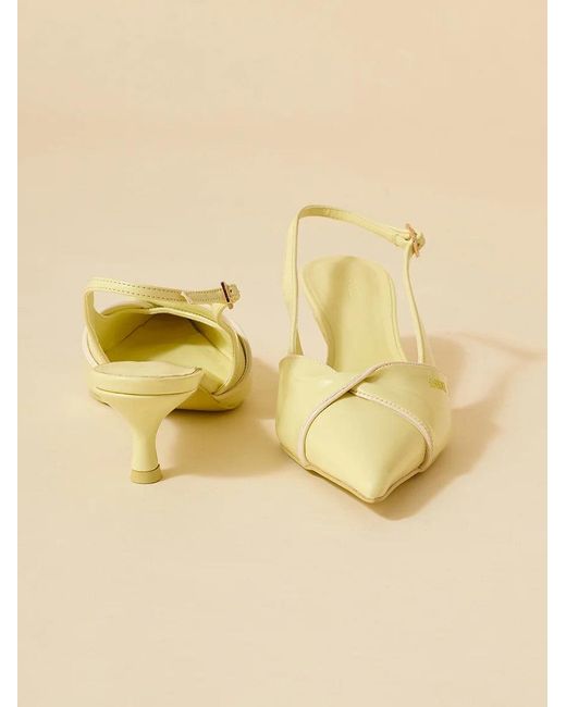 SNIDEL Metallic Twist Bow Pumps