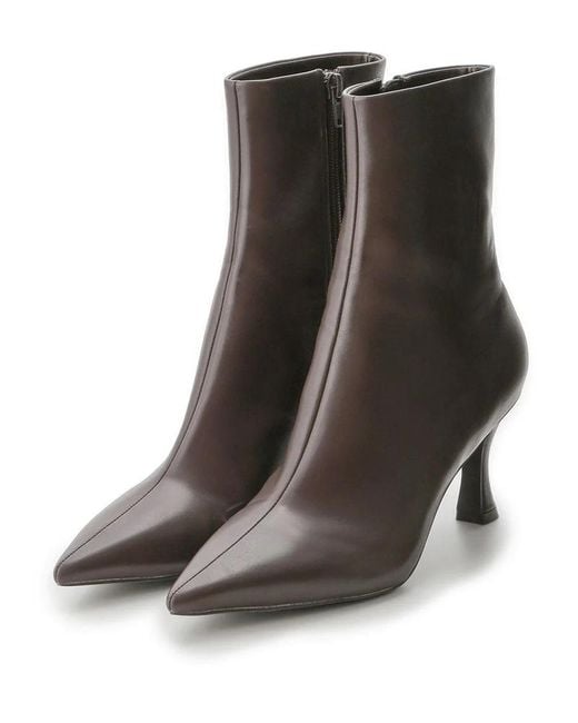 SNIDEL Black Pointed Toe Ankle Boots