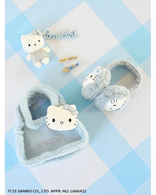 SNIDEL White [Hello Kitty] Hair Pin Set