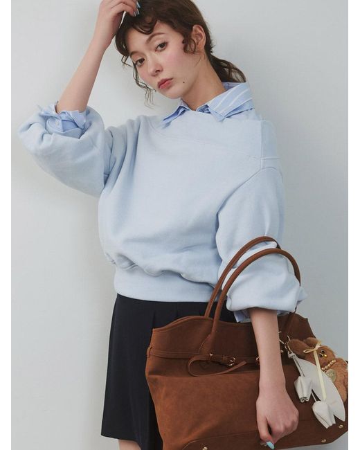 SNIDEL Natural Pleated Mini Skort