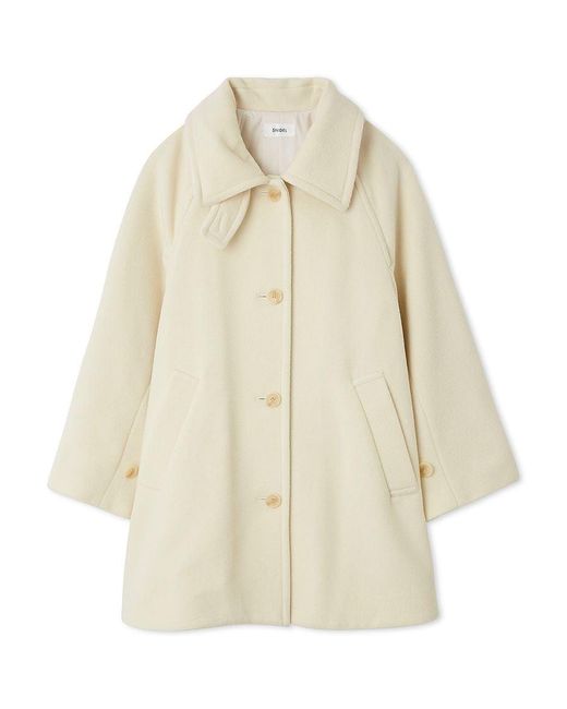 SNIDEL Natural Stand Collar Mid-Length Coat