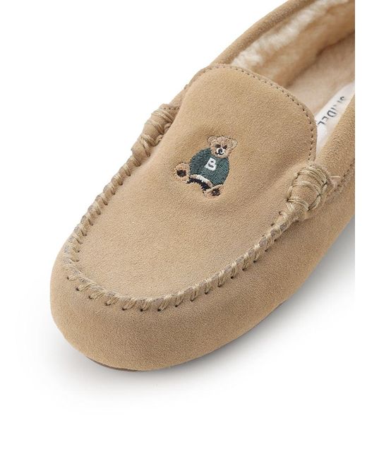 SNIDEL Black 【Bearpaw】Collaboration Moccasins