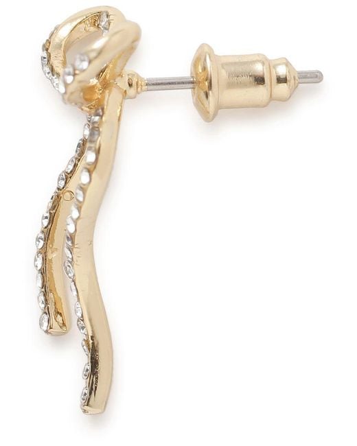 SNIDEL White Ribbon Earrings