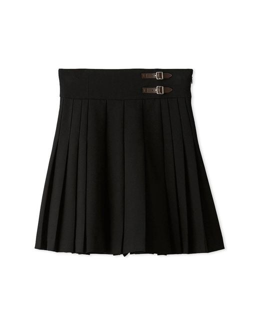 SNIDEL Gray Pleated Skort Shorts