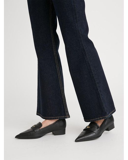 SNIDEL Brown Flat Low Heel Pointed Toe Loafer
