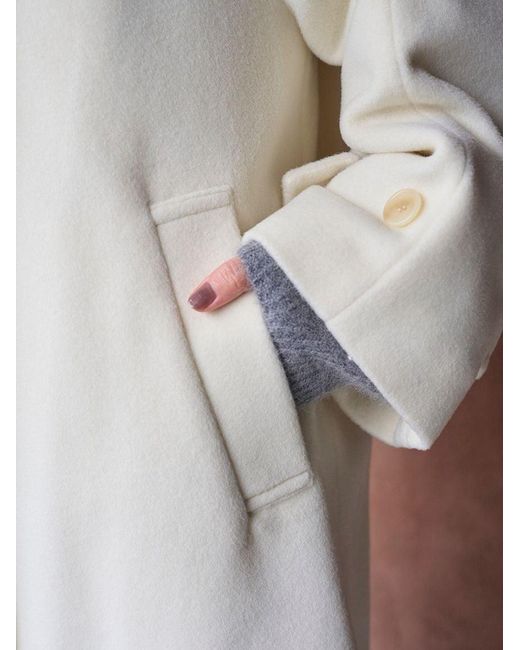 SNIDEL Natural Stand Collar Mid-Length Coat
