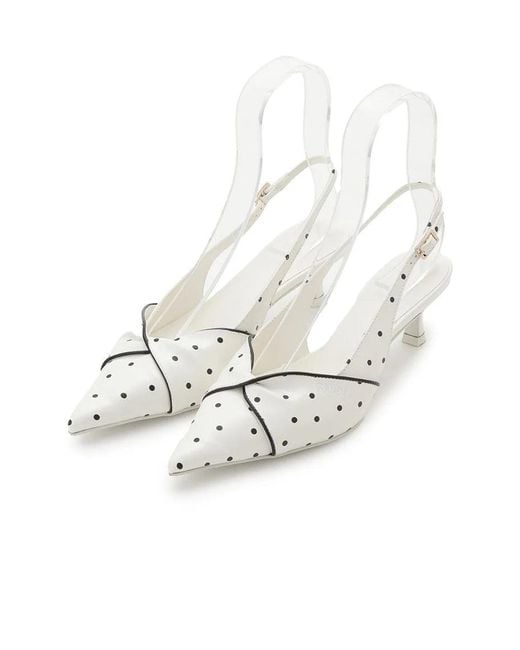 SNIDEL Metallic Twist Bow Pumps