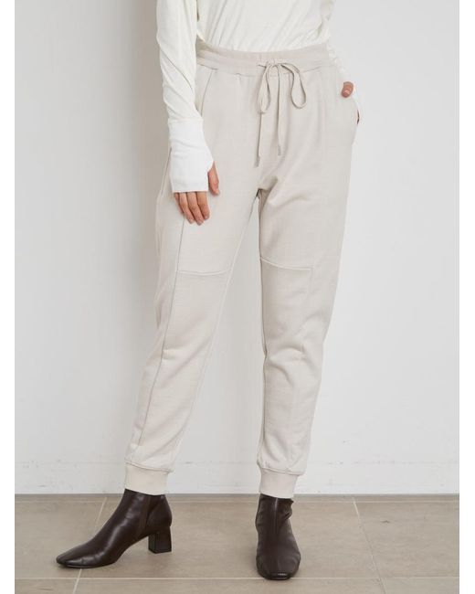 SNIDEL Yellow Simple Sweatpants