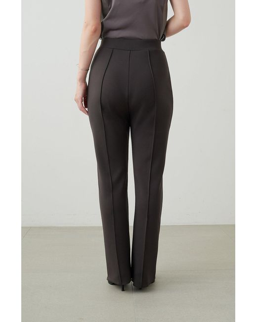 SNIDEL Gray Simple Formal Trouser