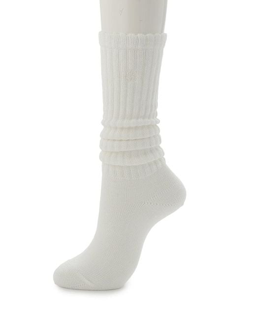 SNIDEL Black Loose Fit Socks