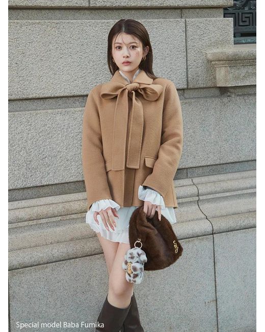 SNIDEL Natural River Ribbon Jacket