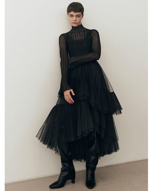 SNIDEL Black Fitted Ankle Boots