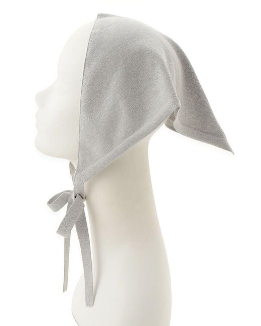 SNIDEL Brown Knitted Bandana