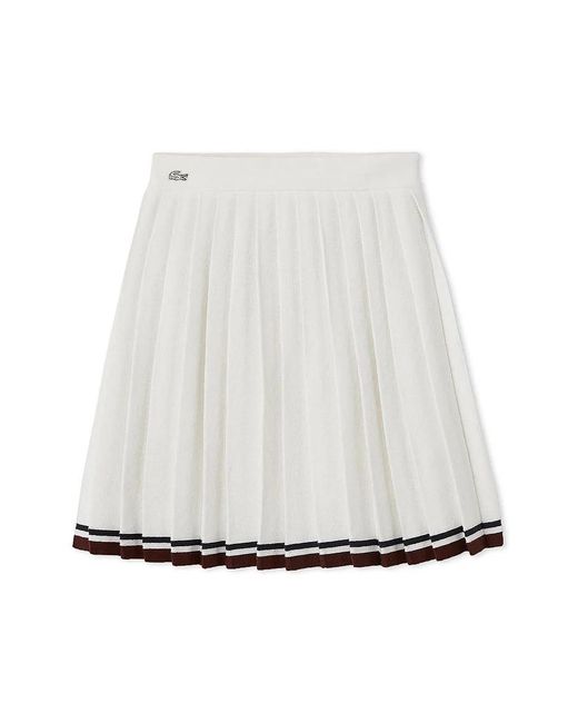 SNIDEL White Lacoste Skirt