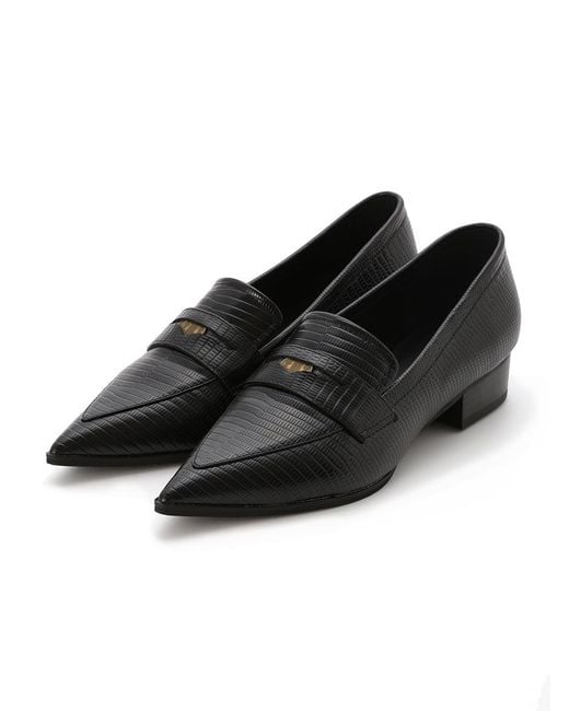 SNIDEL Brown Flat Low Heel Pointed Toe Loafer
