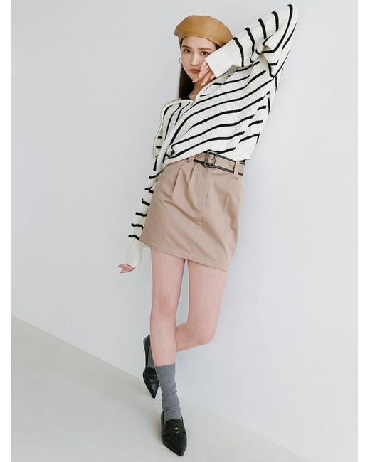 SNIDEL Brown Flat Low Heel Pointed Toe Loafer
