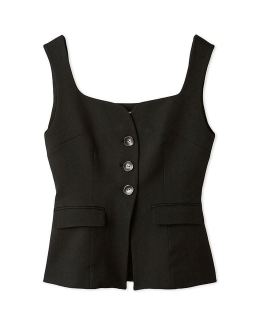 SNIDEL Gray Trendy Buttoned Vest