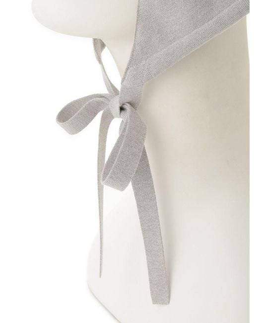 SNIDEL Brown Knitted Bandana