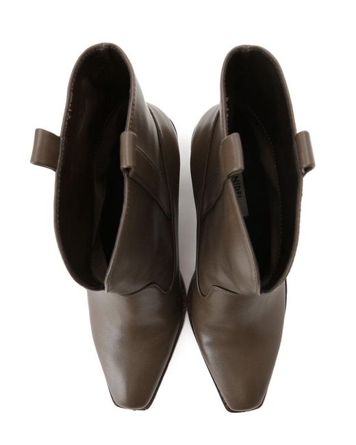 SNIDEL Black Wide Width Short Boots