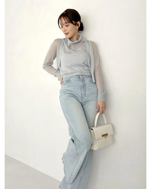 SNIDEL Pink Sheer Knit Ensemble