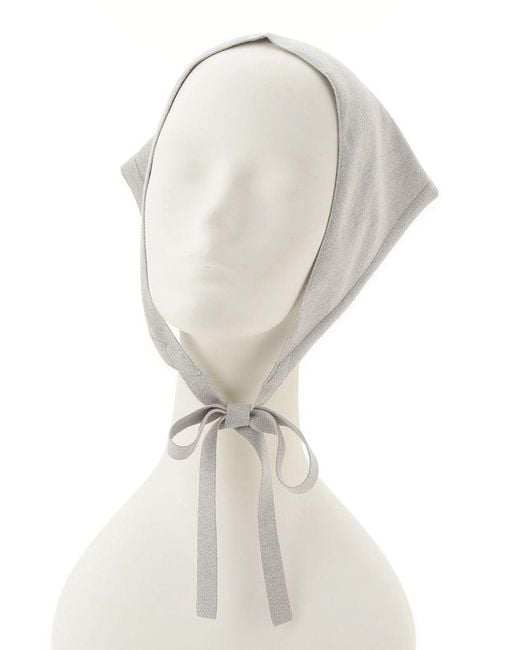 SNIDEL Brown Knitted Bandana