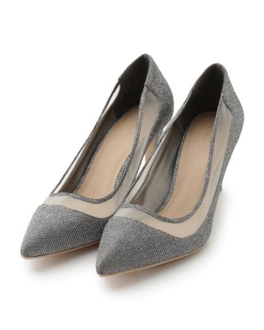 SNIDEL Black Heel Pointed-Toe Pumps
