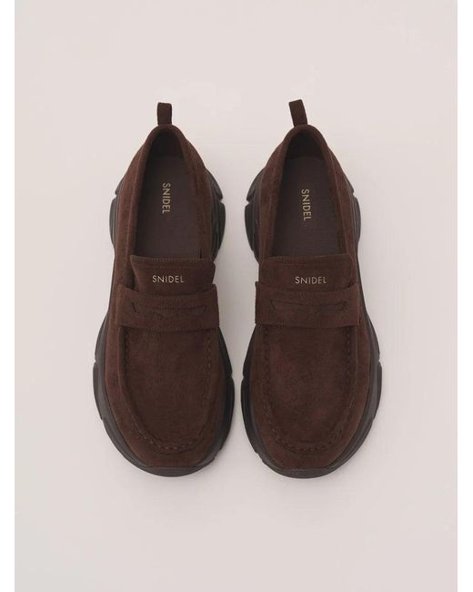 SNIDEL Natural Sneaker Sole Loafers