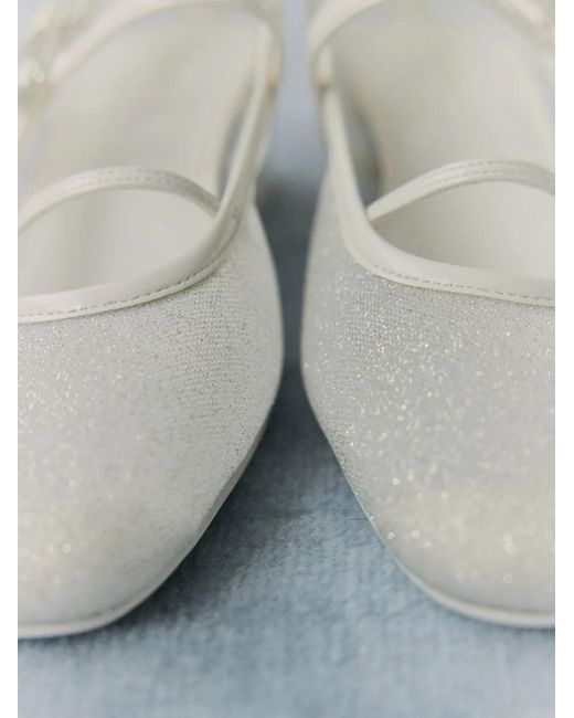 SNIDEL Black Strap Ballet Shoes