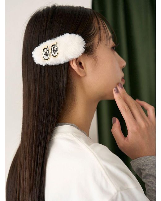 SNIDEL White Snamon Hairpin