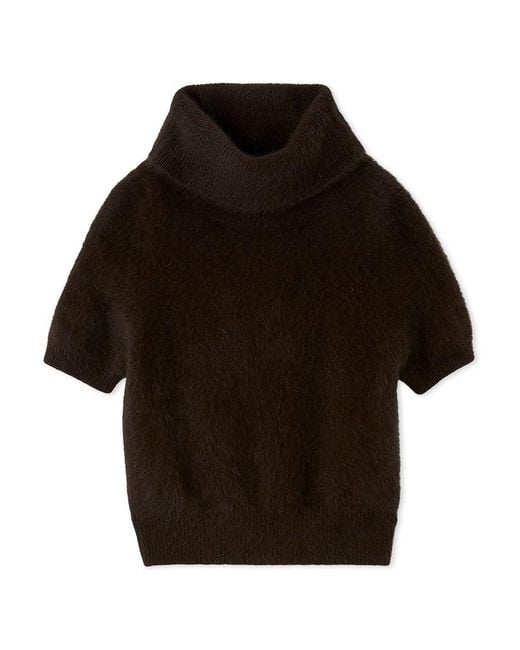 SNIDEL Natural Fox Fur Turtle Pullover