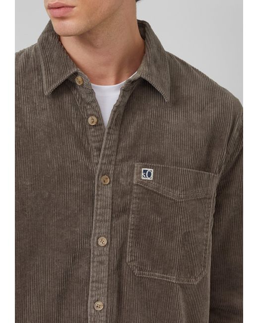 S.oliver Lässiges Cord-Overshirt aus Baumwollstretch in Brown für Herren
