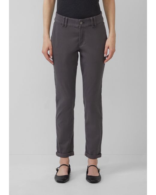 QS Gray Chino aus Baumwollstretch