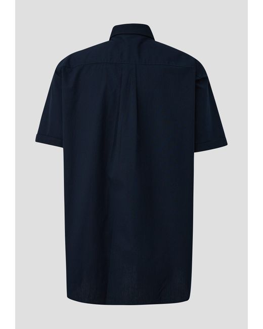 S.oliver Kurzarmhemd mit Button-Down-Kragen in Blue für Herren