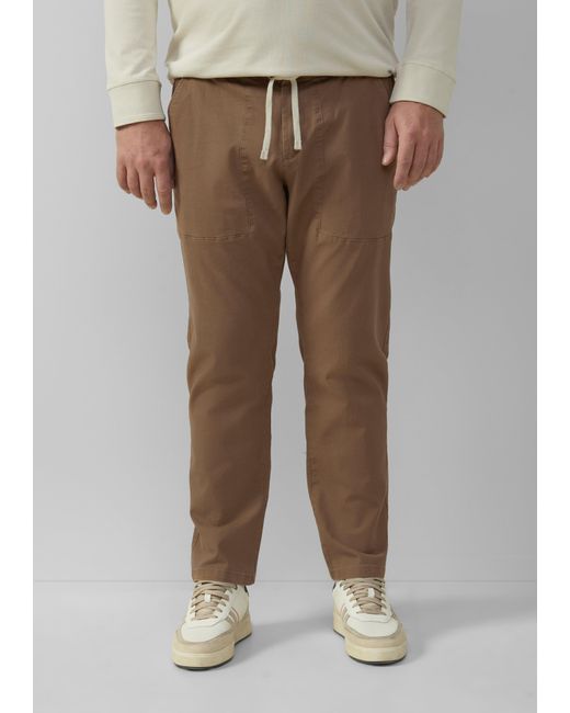 S.oliver Chinohose im Relaxed Fit aus Baumwollstretch in White für Herren