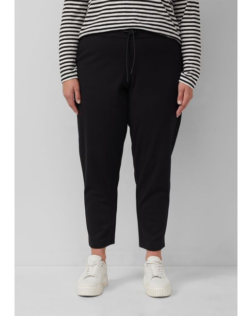 S.oliver Black Interlock-Jogpants mit Elastikbund