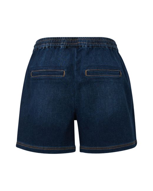QS Blue Jeans-Short / Mid Rise / Elastikbund
