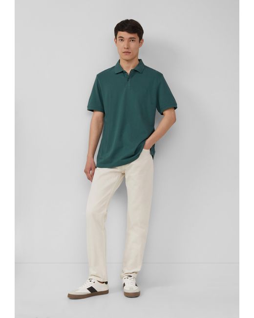 S.oliver Poloshirt aus Baumwollpiqué in Green für Herren