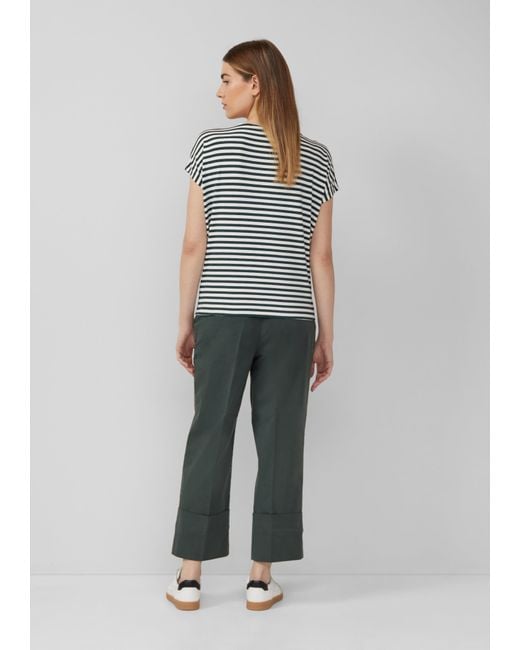 S.oliver Multicolor Fließendes Jersey-Shirt mit überschnittenen Schultern